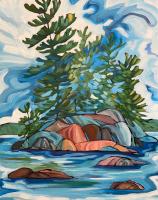 An Island Visit by Lynda Flanagan - Artist Showing Onsite At The Gallery
