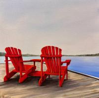 Sitting Dockside by Janet Liesemer
