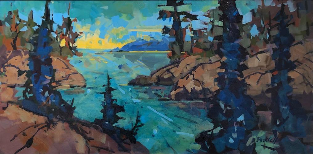 Cottage Country Autumn by Brian Buckrell - Artist Showing Onsite At the Gallery