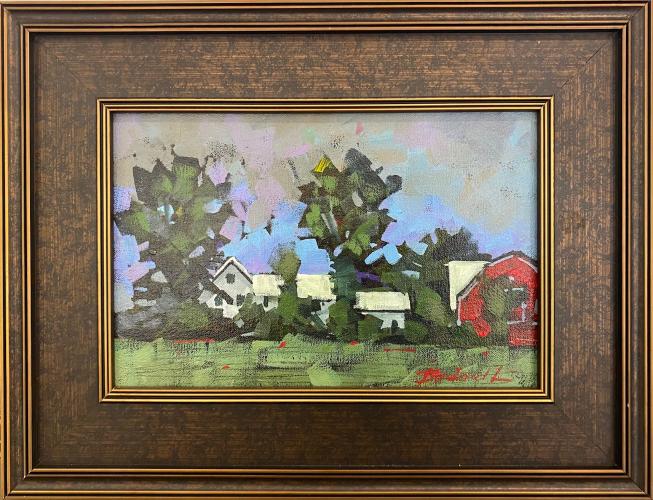 Adirondack Farm by Brian Buckrell - Artist Showing Onsite At the Gallery