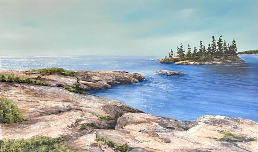 Glistening Waters by Janet Liesemer - Artist Showing Onsite At the Gallery