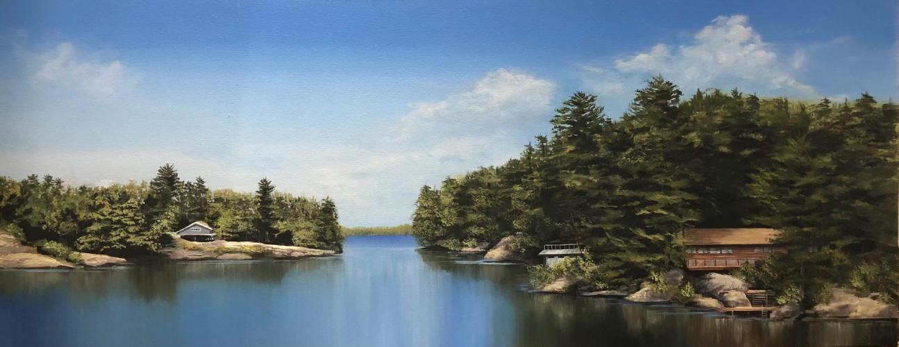 Gateway to Cottage Country by Janet Liesemer - Artist Showing Onsite At the Gallery