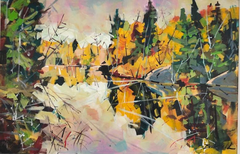 Autumn River by Brian Buckrell - Artist Showing Onsite At the Gallery