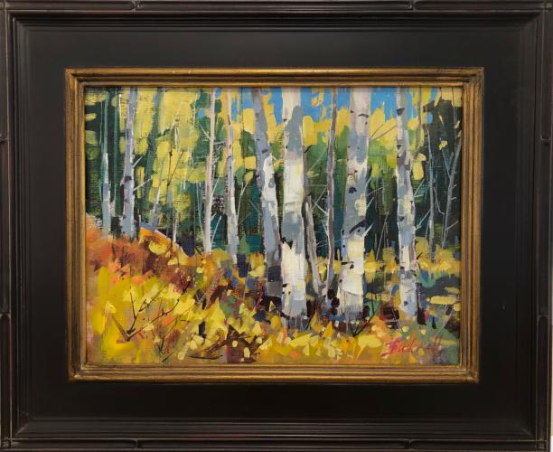 Autumn Woodlot by Brian Buckrell - Artist Showing Onsite At the Gallery
