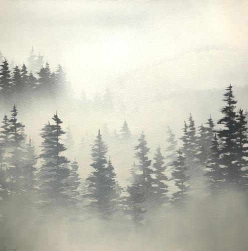 In the Mist by Janet Liesemer - Artist Showing Onsite At the Gallery
