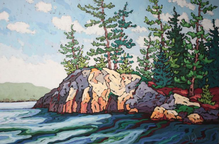 Approaching the Point by Jennifer Woodburn - Artist Showing Onsite At the Gallery
