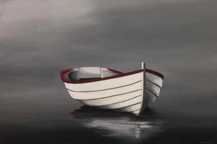 Alone But Not Lonely by Janet Liesemer - Artist Showing Onsite At the Gallery