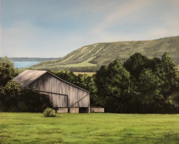 Farm View of the Valley by Janet Liesemer - Artist Showing Onsite At the Gallery